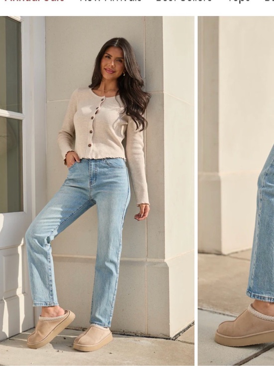 Pink Lily Denim - Pink Lily Millie Straight Leg Jeans